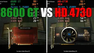 GeForce 8600 GT vs Radeon HD 4730 Test In 12 Games (No FPS Drop - Capture Card)