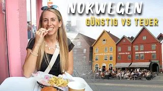 Norwegen günstig vs teuer essen • Bergen | VLOG 598