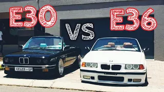 BMW E30 VS E36