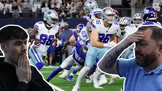 British Father and Son React! New York Giants vs. Dallas Cowboys | 2023 Week 10 Game Highlights