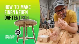 How-to-make a neuen GARTENTISCH - Schritt-für-Schritt-Anleitung