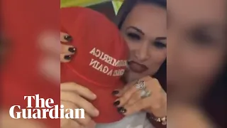 Woman grabs Maga hat off man's head in Massachusetts 'assault'