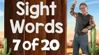 Sight Words | Ready to Read Sight Words | List 7 | Jack Hartmann