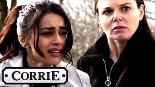 Coronation Street - Kate Saves Rana From Her Parent's Plot to Abduct Her!