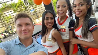 THAILAND HOOTERS, BANGLA WALKING ROAD #phuket #thailand #banglaroad