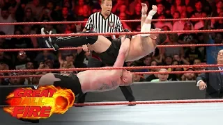 Brock Lesnar vs. Samoa Joe - Universal Title Match: WWE Great Balls of Fire 2017