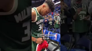 Giannis giving his shoes⛹️NBA🏀 TikTok 🎶 Subscribe 🙏