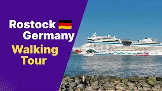 Rostock city Germany. Walking tour. 4K #deutschland