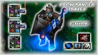 Drow Ranger Traxex Guide | Быстро ли пушит Тракса? В чём её сила?