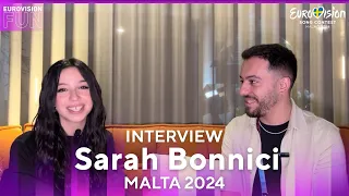 Sarah Bonnici interview following her second rehearsal on the Eurovision stage | Eurovisionfun