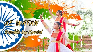 Republic Day Special | Ae Watan | Dance Cover | Raazi | Manisha Singh | Nrityangana Manisha