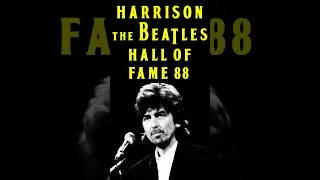 The Beatles George Harrison On Hall Of  Fame Induction 1988 #shortvideo #shorts #shortsfeed #short