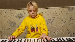Дабро - Юность. Piano cover by kid