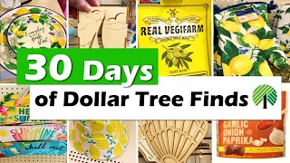 30 Days worth of DTFs | Over 50 DOLLAR TREE FINDS!