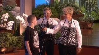 Madonna Sends Her Son Rocco to the Splash Tank!