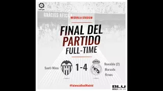 Valencia vs Real Madrid 1 4   All Goals & Extended Highlights   La Liga 27:01:2018