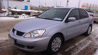 2007 Mitsubishi Lancer 1.6. Start Up, Engine, and In Depth Tour.