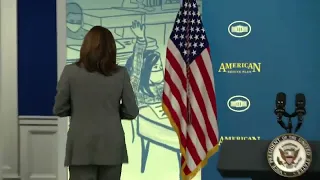 Kamala Harris Takes A Leaf From Biden's Book - Ignores Reporters and Walks Away