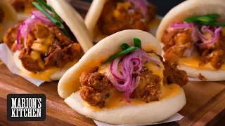 Spicy Fried Chicken Bao Buns - Marion's Kitchen