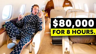 Billionaire for a Day | Flying In A Private Jet For 8 Hours *unbelievable*