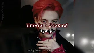 [AI COVER] HYUNJIN (현진) 'Trivia 轉 : Seesaw' original song by. Suga