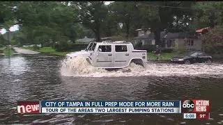 Tampa in full prep mode for upcoming rain