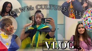 GRWM: CULTURE DAY VLOG🫶🏾🫶🏾|Leona b