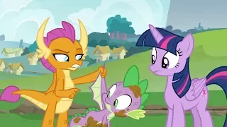 Twilight & Smolder teach Spike to fly