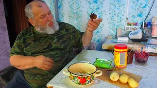 Грибной супчик для себя на завтрак ВКУСНО И СЫТНО