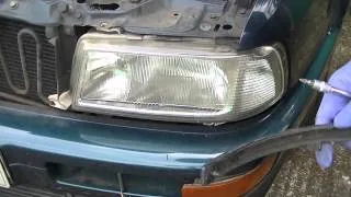 Audi 80 Coupe Cabriolet Headlight Removal