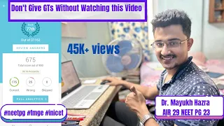 DON’T Give Grand Tests without Watching This Video |How to improve GT score of #neetpg #inicet #fmge