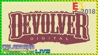 Devolver Digital E3 2018 Press Conference | Colorwind Reacts LIVE