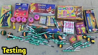 Unique and Different types of Crackers Testing || Diwali Crackers 2023 || Diwali 2023