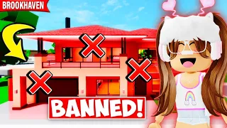 I Get BANNED From EVERY House In Brookhaven!