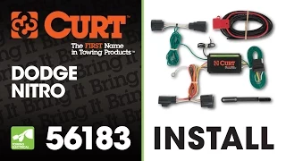 Trailer Wiring Install: CURT 56183 on 2008 Dodge Nitro