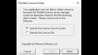 flexnet license finder ll Autocad Network license Error On Client Machine ll