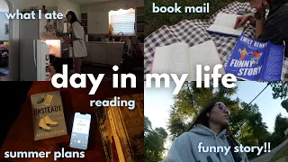 VLOG: reading, disappointing book mail, what I eat, funny story by emily henry!!!