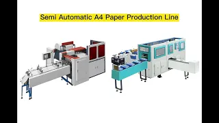 Semi Automatic A4 Ream Paper Production Line