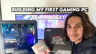 Building My First Gaming PC + Content Creation and Coding | $600 Budget