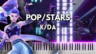 POP/STARS by K/DA - League of Legends Piano Cover (FREE MIDI)