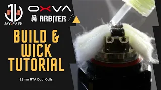 OXVA Arbiter RTA Build Tutorial, is it easy to build? YES, how about the flavor?