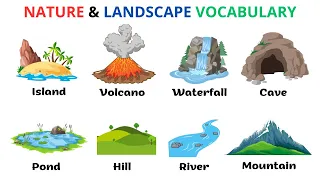 English Vocabulary | Nature & Landscape Vocabulary With Picture | Esl | Learn English | Easy English