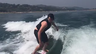 Wake surfing Berryessa!