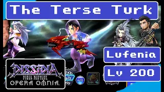 The Terse Turk LUFENIA [December 2020] Dissidia Final Fantasy: Opera Omnia