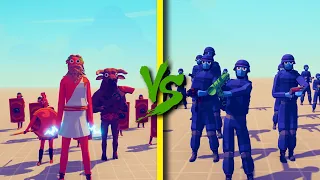 ROMAN ARMY vs MODERN ARMY - Totally Accurate Battle Simulator TABS