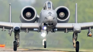 A-10 Thunderbolt II Aircraft Take Off and Landing U.S. Air Force