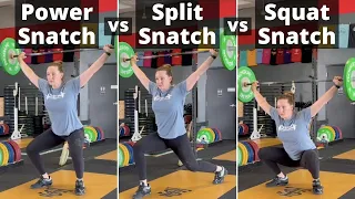 Power Snatch vs Split Snatch vs Squat Snatch: Which One is BEST?