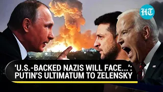 'You, U.S.-Backed Nazis...': Putin Threatens Zelensky Amid Russian Army's Big Attack On Ukraine