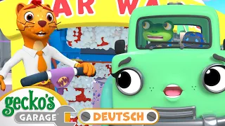 OH NEIN! Autowäsche MISSGLÜCKT | 60-minütige Zusammenstellung｜Geckos Garage Deutsch｜LKW für Kinder🛠️