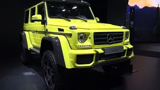 Mercedes G 500 4x4² – Dubai Motor Show 2015